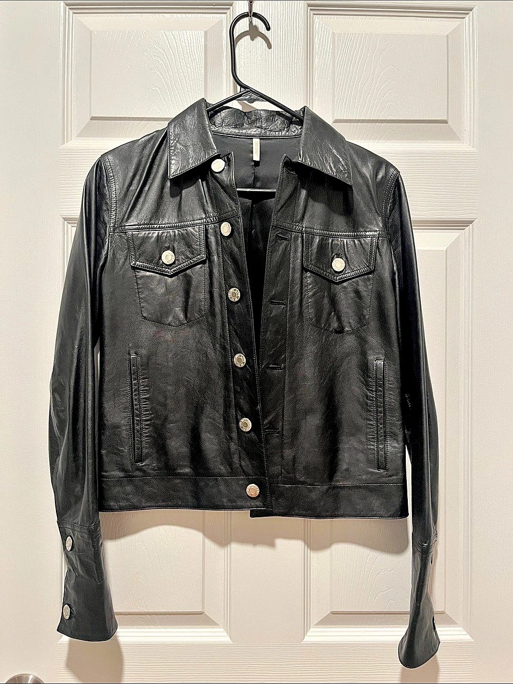 Helmut Lang Women's Leather Jacket XS Black